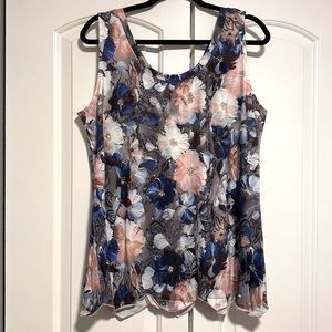 NWT | 2 XL floral tank tops, both are new with tags!